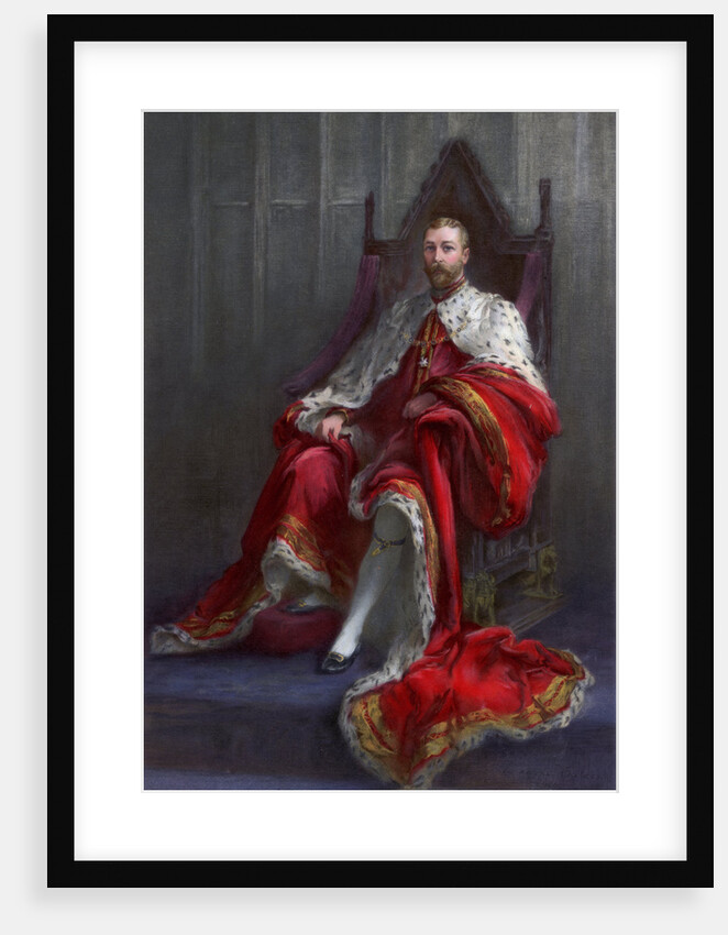 King George V, in the year of his coronation by Walter William Ouless