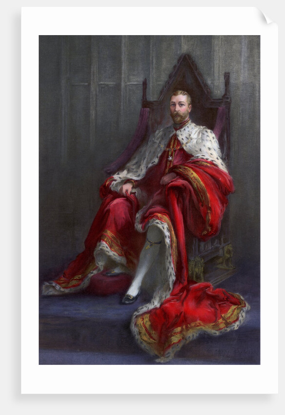 King George V, in the year of his coronation by Walter William Ouless