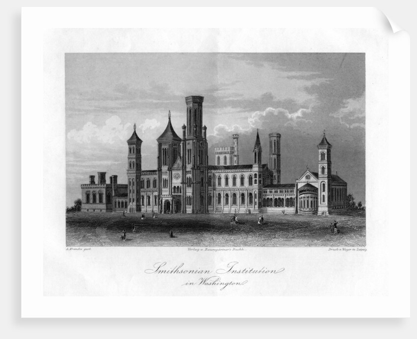 Smithsonian Institution in Washington by A Krausse