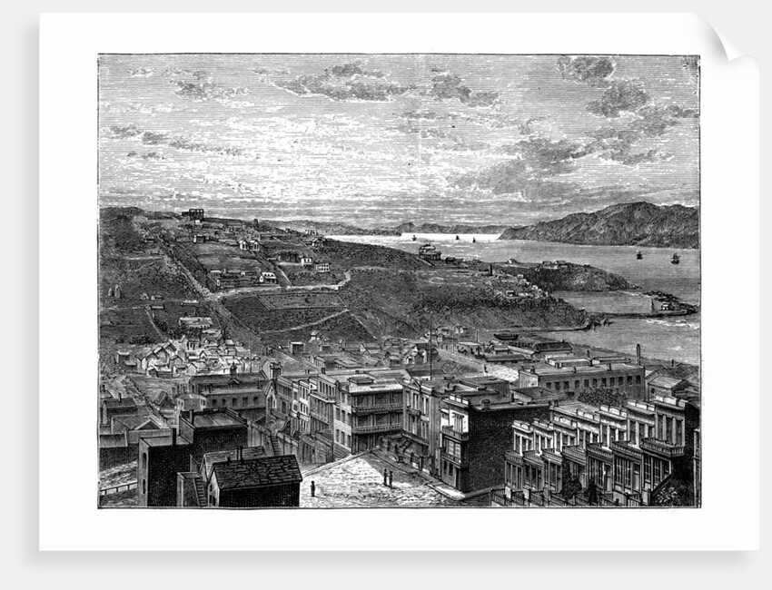 The Bay of San Francisco, America by Anonymous