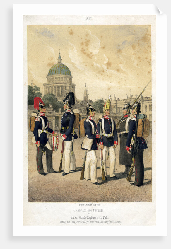 Grenadiers and fusiliers of the Prussian army by W Korn