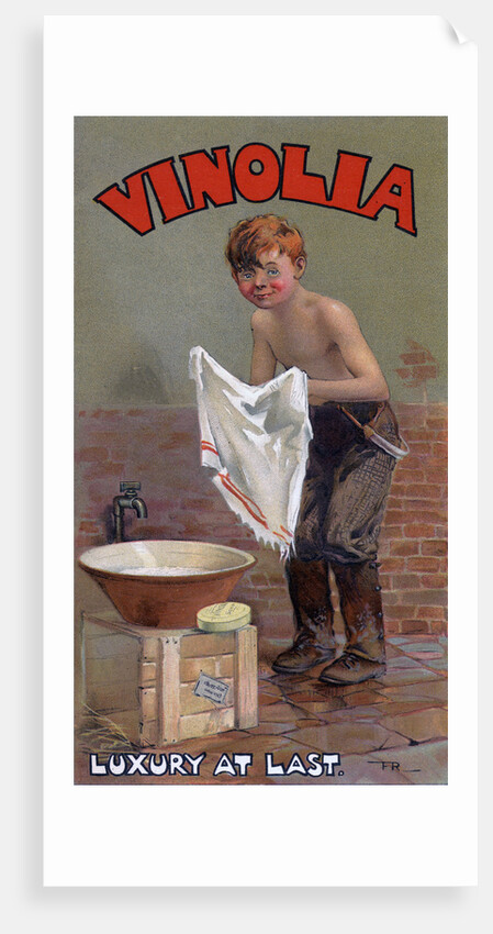 Advert for Vinolia soap by Anonymous