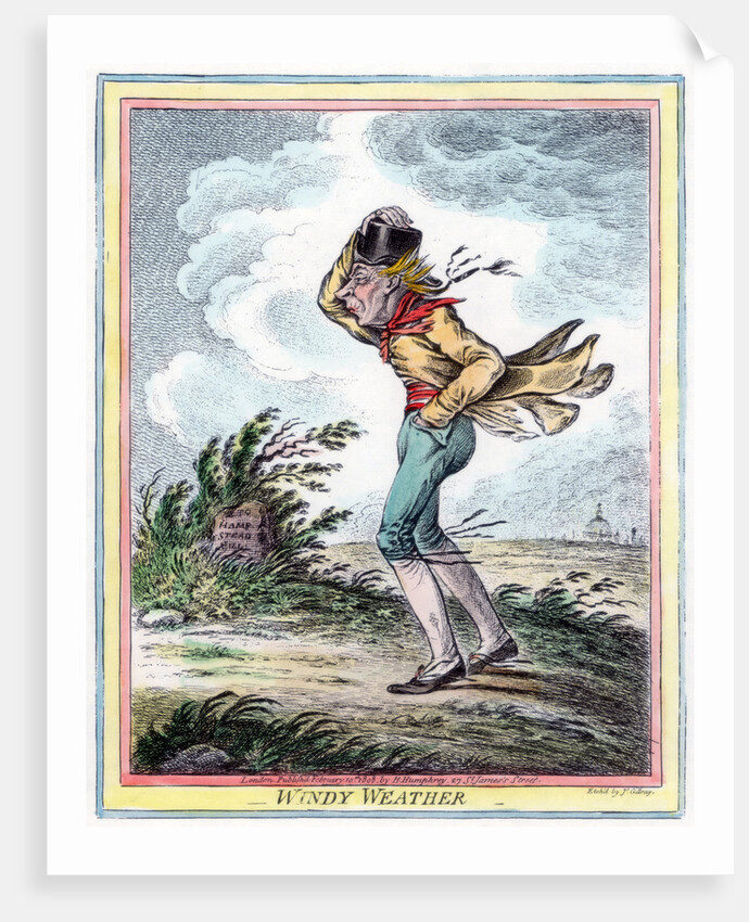 Windy Weather by James Gillray