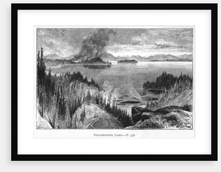 Yellowstone Lake by Anonymous