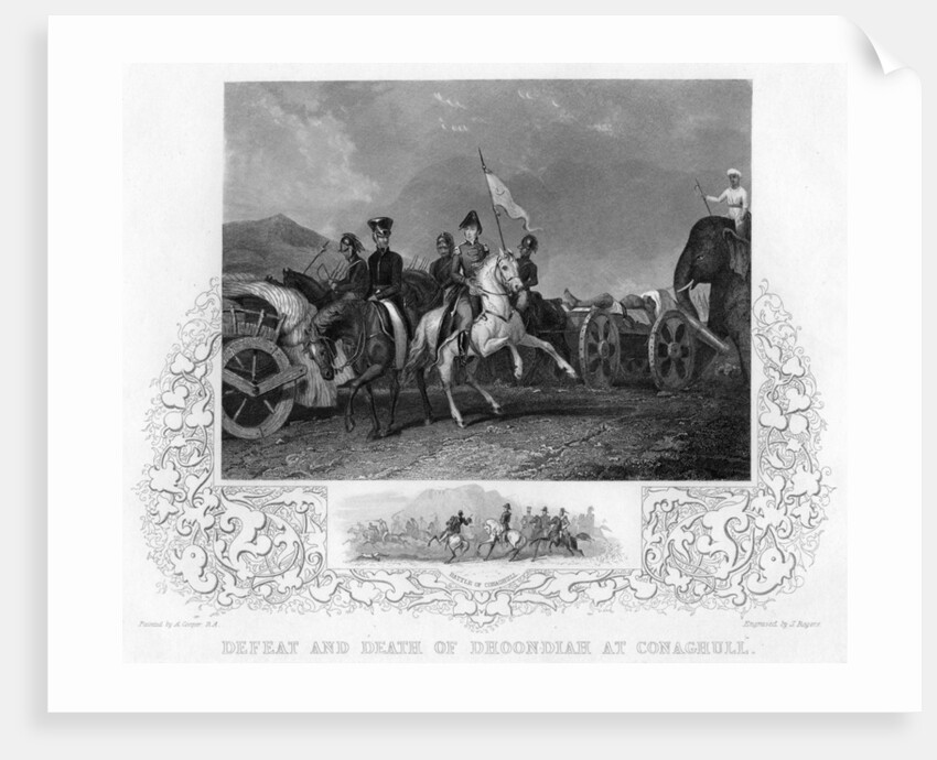 Defeat and Death of Dhoondiah at Conaghull by J Rogers