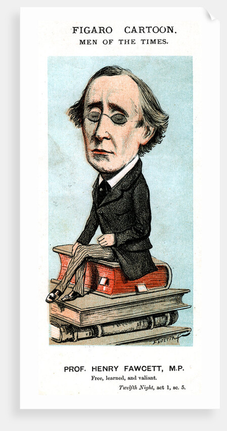 Prof Henry Fawcett, MP by Anonymous