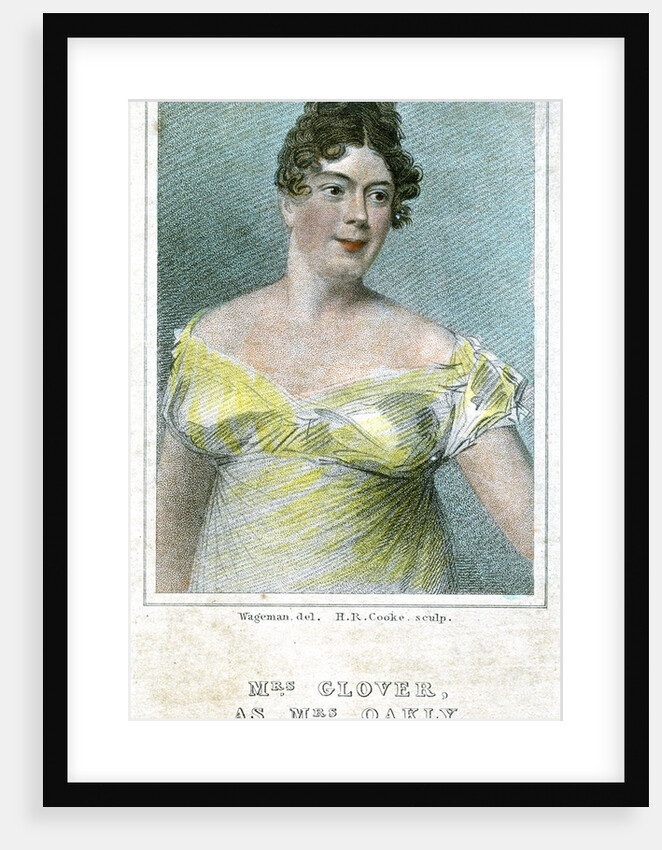 Mrs Clover, as Mrs Oakly by Thomas Charles Wageman