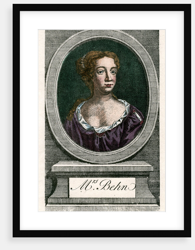 Aphra Behn (1640-1680), first professional woman writer in English literature by B Cole