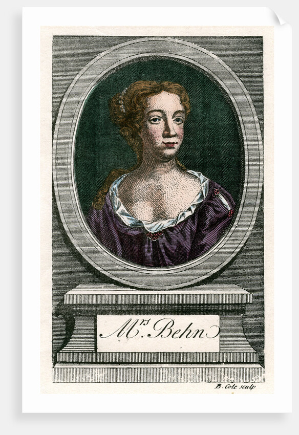 Aphra Behn (1640-1680), first professional woman writer in English literature by B Cole