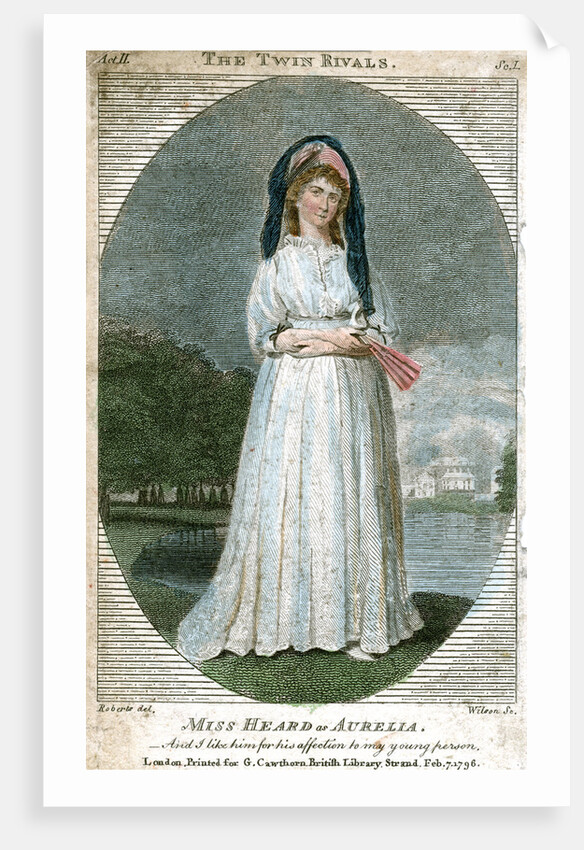Miss Heard as Aurelia by Anonymous