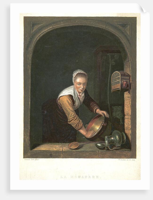 La Menagere by Gerrit Dou