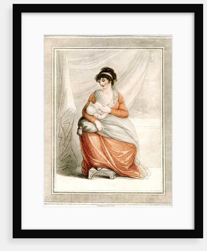 Woman breastfeeding by Thomas Cheesman