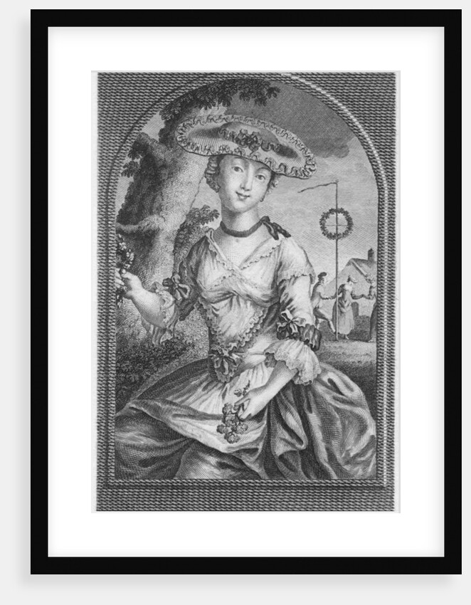 Young woman by Francesco Bartolozzi