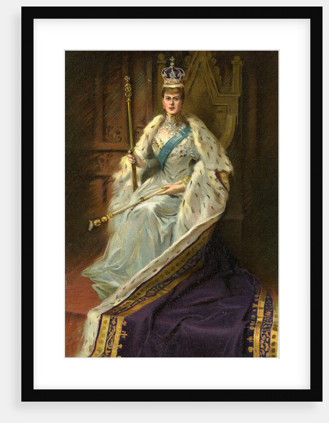 Mary of Teck, Queen Consort of George V of the United Kingdom by George C Wilmshurst
