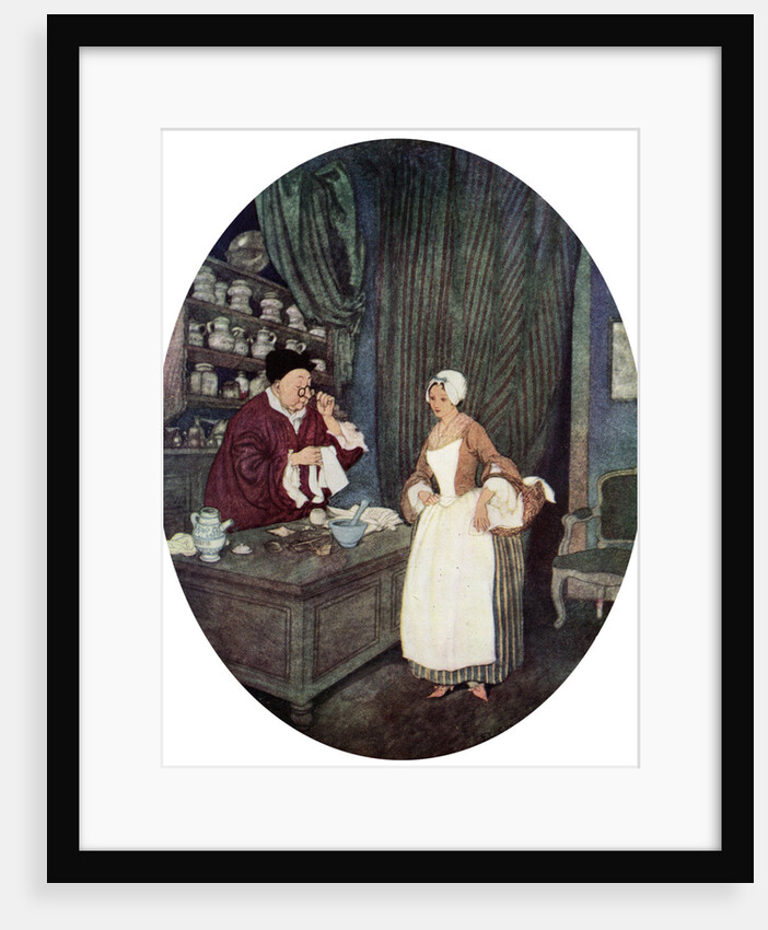 I never at saw sewing so small by Anonymous