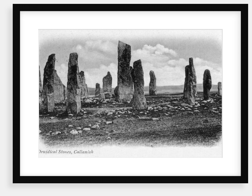 Druidical Stones, Callanish, Isle of Lewis, Western Isles, Scotland by Anonymous