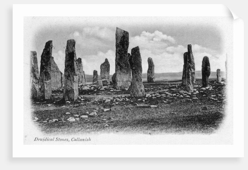 Druidical Stones, Callanish, Isle of Lewis, Western Isles, Scotland by Anonymous