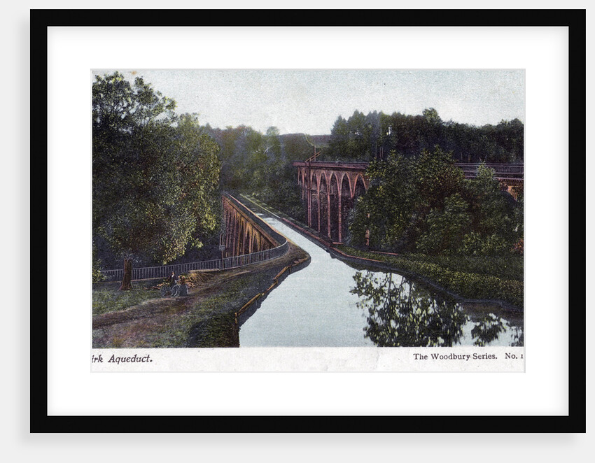 Chirk Aqueduct, Chirk, Wrexham, Wales by Walter Bentley Woodbury