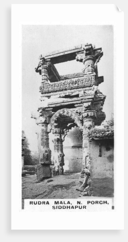 Rudra Mala, north porch, Siddhapur, India by Anonymous
