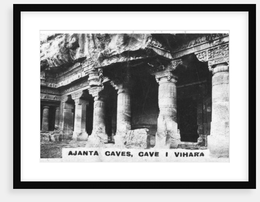 Ajanta caves, Vihara, Maharashtra, India by Anonymous