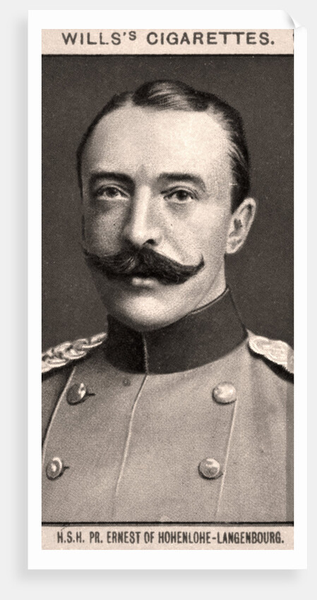 H.S.H, PR. Ernest of Hohenlohe-Langenbourg by WD & HO Wills
