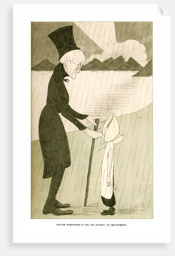 William Wordsworth in the Lake District, at Cross-Purposes by Max Beerbohm