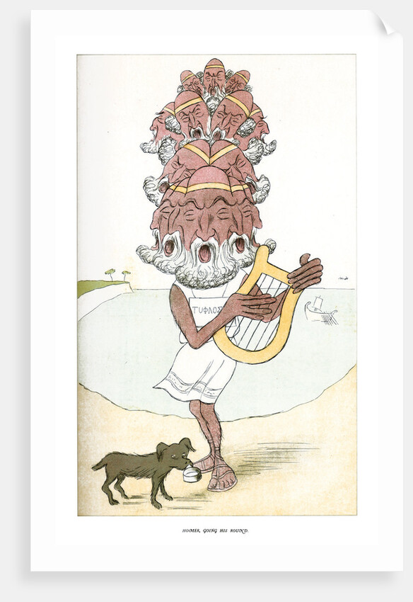Homer, Going His Round by Max Beerbohm
