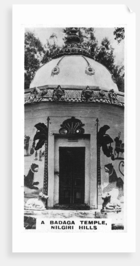 A Badaga temple, Nilgiri Hills, India by Anonymous