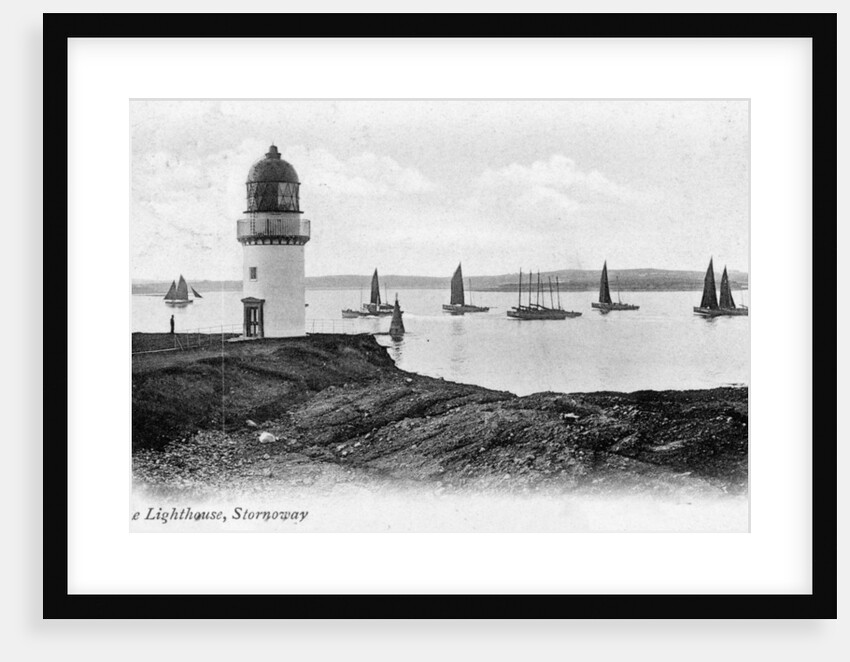 The lighthouse at Stornoway, Isle of Lewis, Scotland by Anonymous