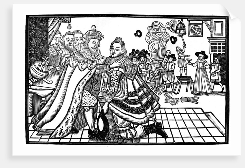 Prince Charles's welcome home from Spain by Anonymous