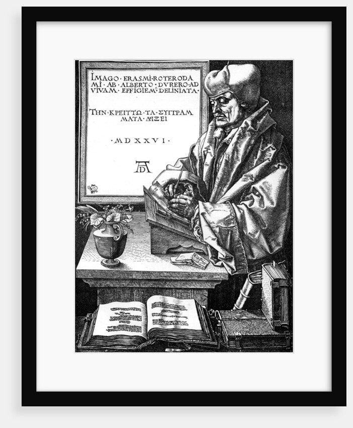 Desiderius Erasmus, Dutch author, scholar and humanist by Anonymous