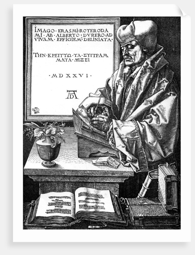 Desiderius Erasmus, Dutch author, scholar and humanist by Anonymous