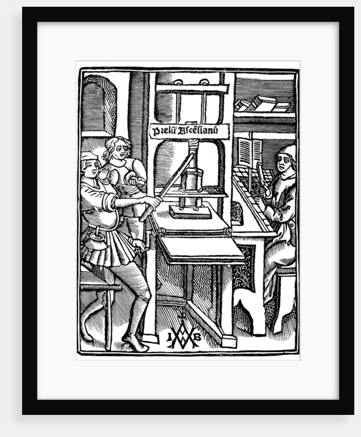 Printing press by Anonymous