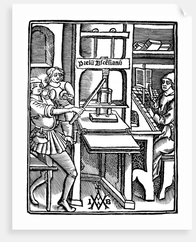 Printing press by Anonymous