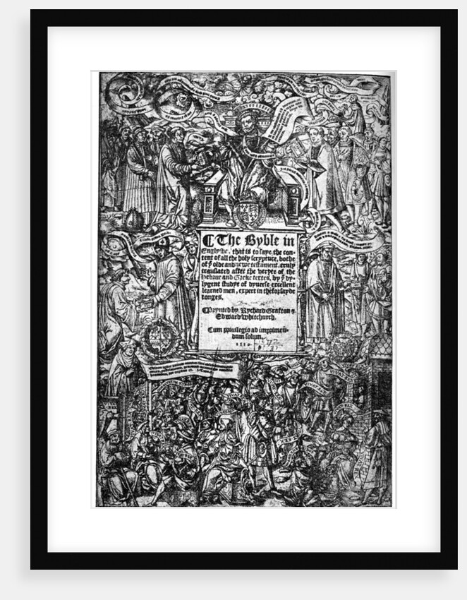 Title page of the Great Bible by Anonymous