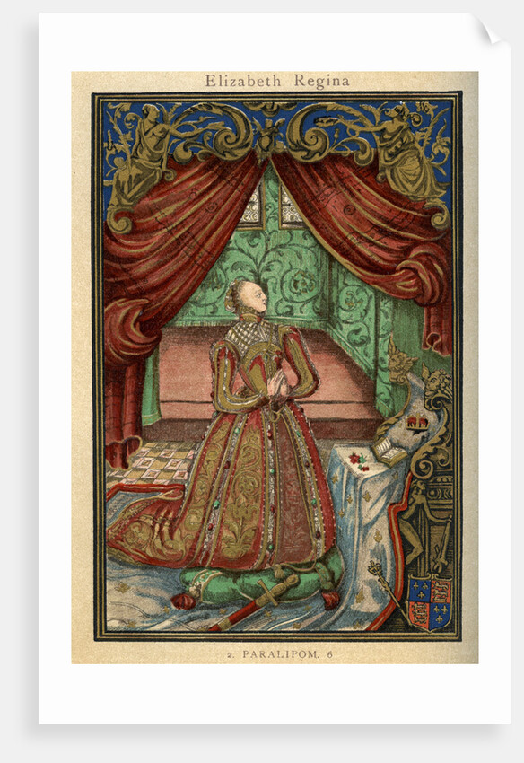 Queen Elizabeth I at prayer by Anonymous