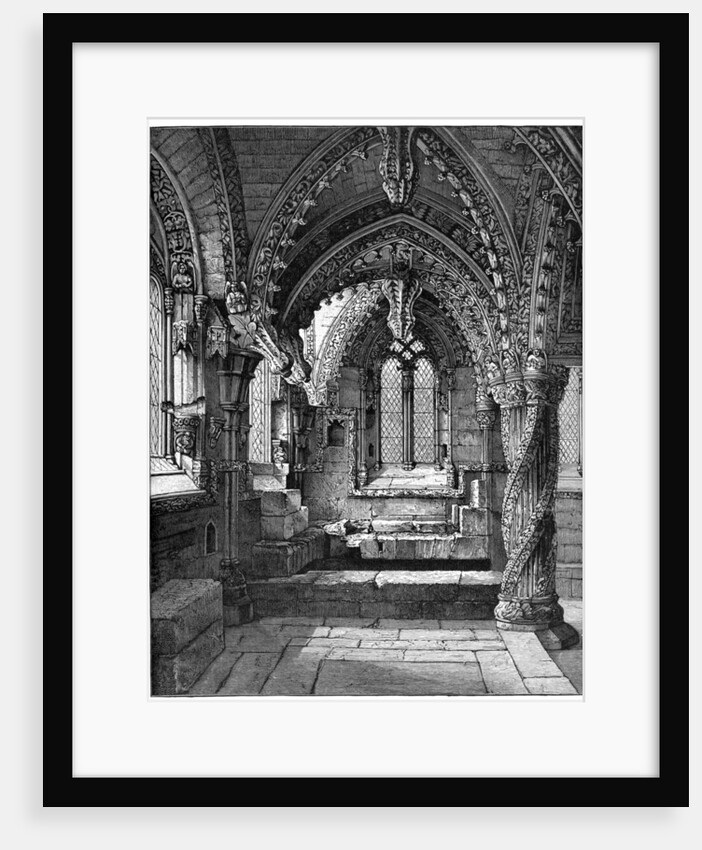 South-east corner of the Lady Chapel, Rosslyn Chapel, Scotland by Anonymous