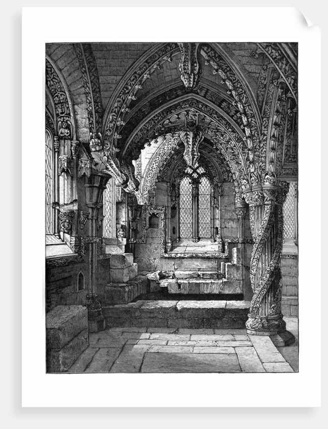 South-east corner of the Lady Chapel, Rosslyn Chapel, Scotland by Anonymous