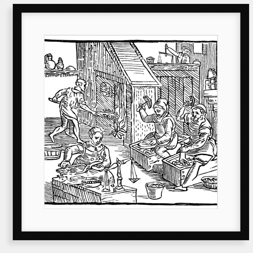 Coiners at work by Anonymous