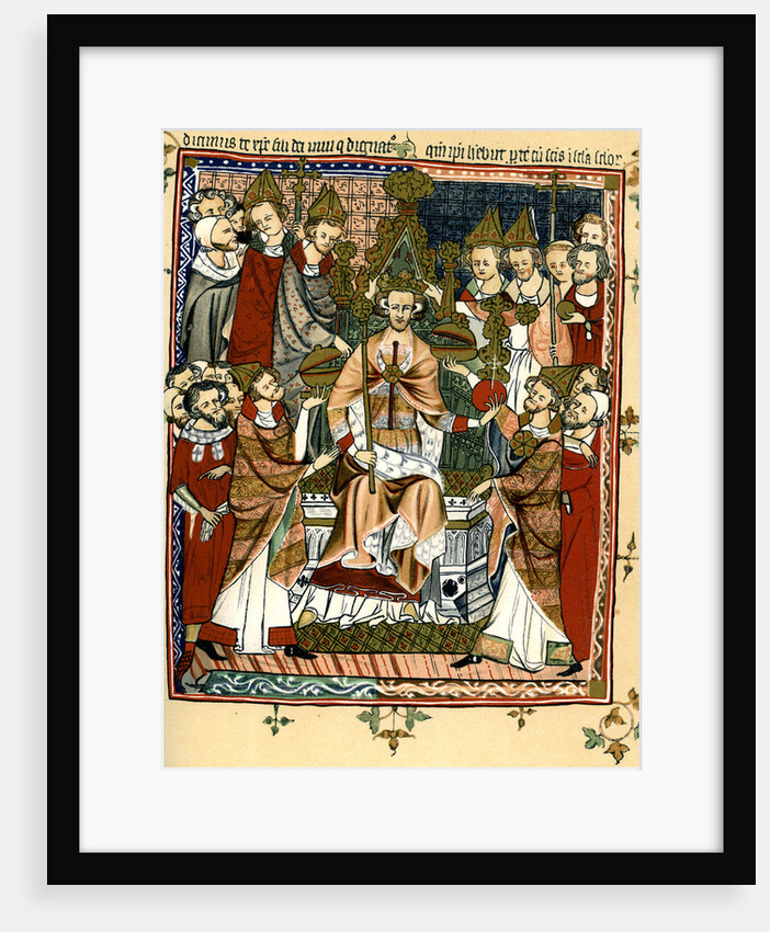 Coronation of a king by Anonymous