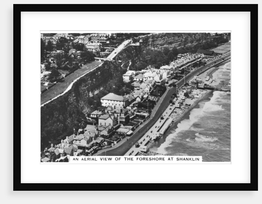 An arial view of the foreshore at Shanklin by Anonymous