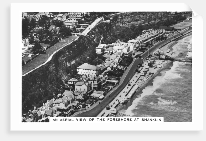 An arial view of the foreshore at Shanklin by Anonymous