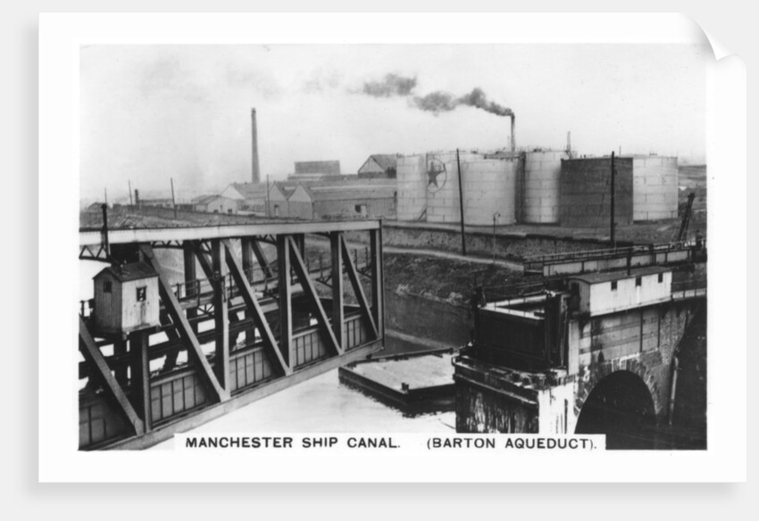 Barton aqueduct, Manchester ship canal by Anonymous