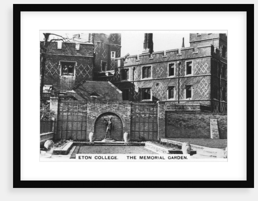 The Memorial Garden Eton College by Anonymous
