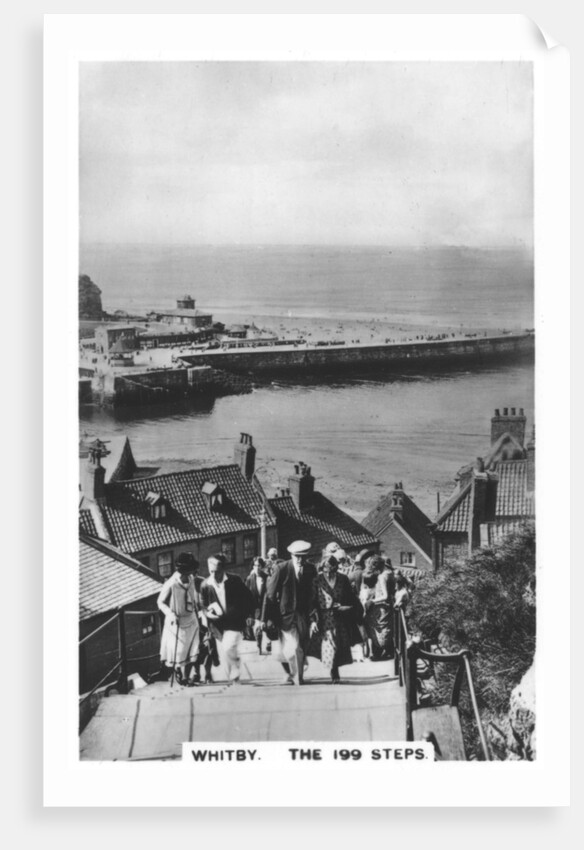The 199 steps, Whitby by Anonymous