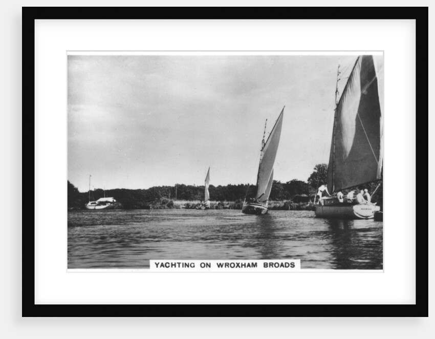 Yachting on Wroxham Broads by Anonymous