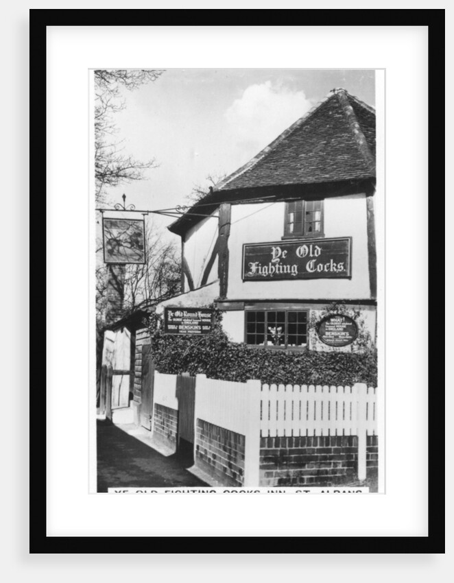 Ye Old Fighting Cocks Inn, St Albans, Hertfordshire by Anonymous