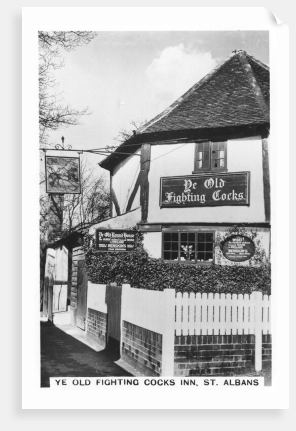 Ye Old Fighting Cocks Inn, St Albans, Hertfordshire by Anonymous