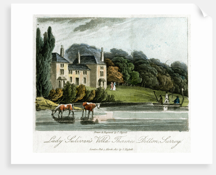 Lady Sulivan's Villa, Thames Ditton, Surrey, England by I Hassell