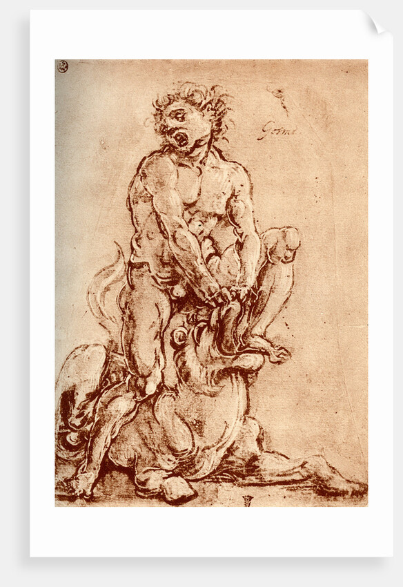 Hercules Killing the Lion by Cosimo Tura